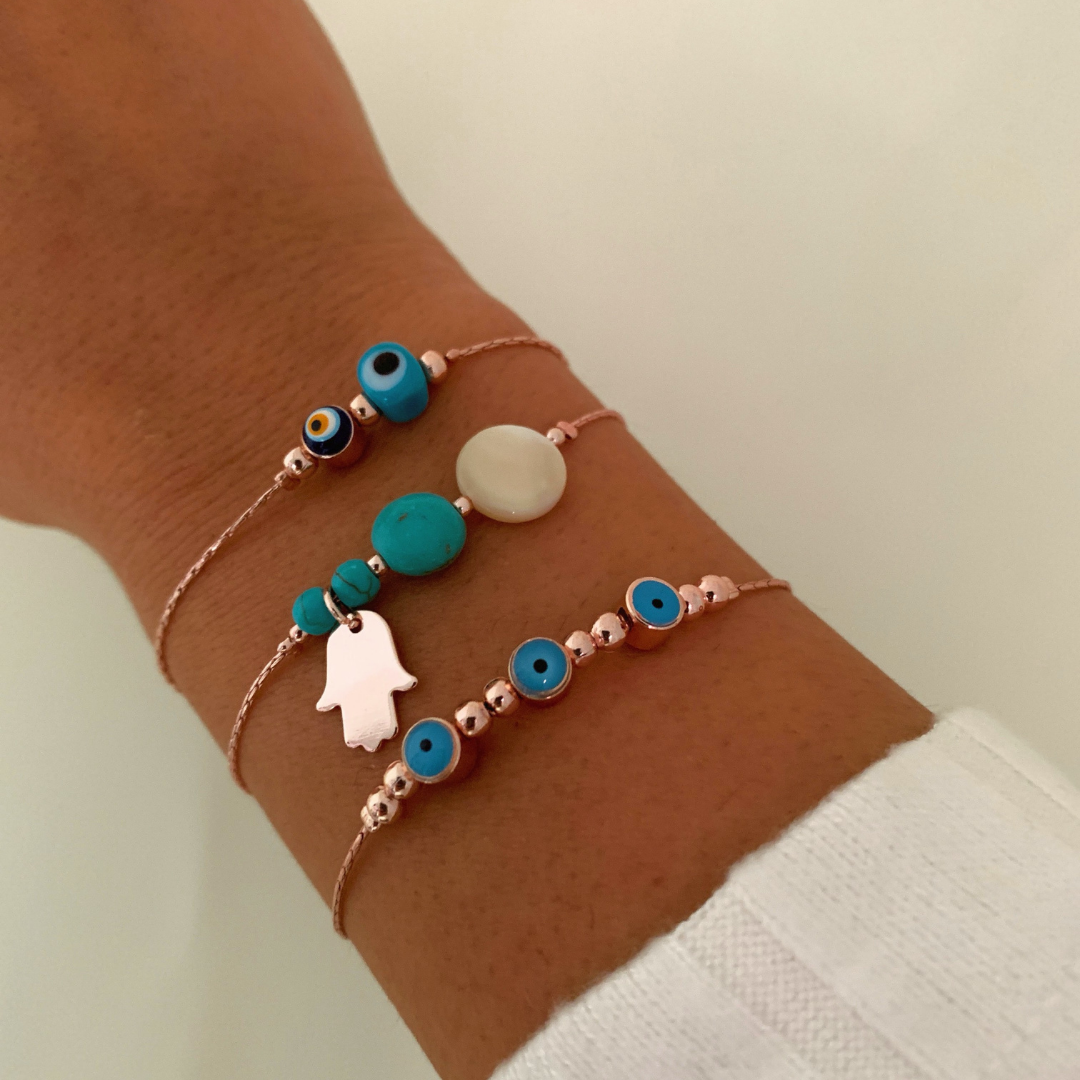 Charm Bracelets for Women - Rose Gold