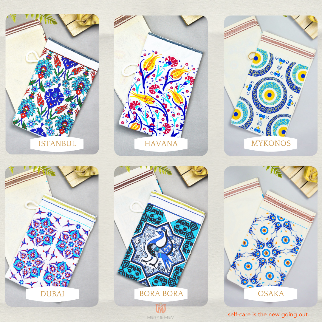 Exfoliating Gloves Family Bundle 4PC