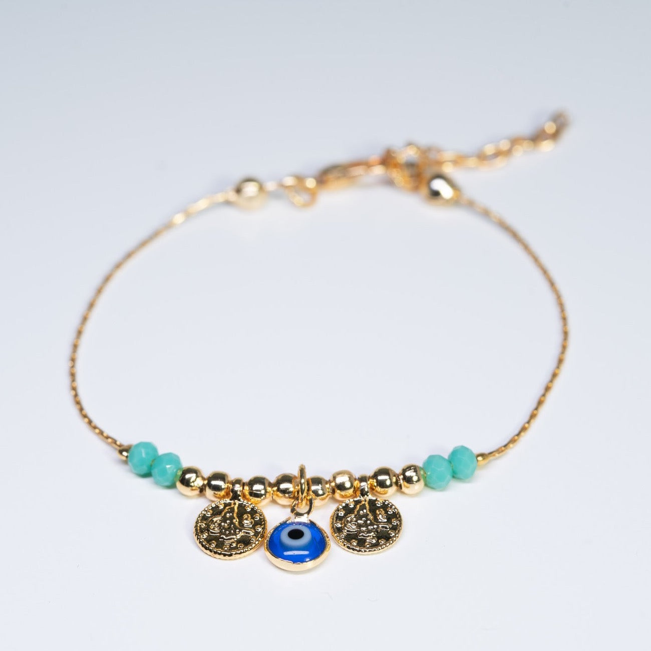 Evil Eye Gold Bracelet