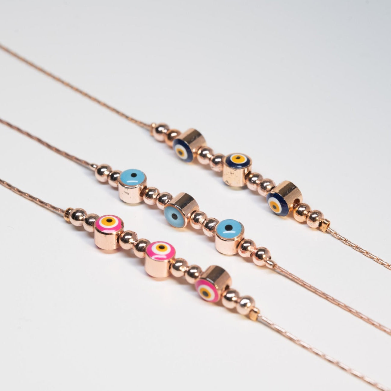 Rose Gold Evil Eye Bracelet Canada US